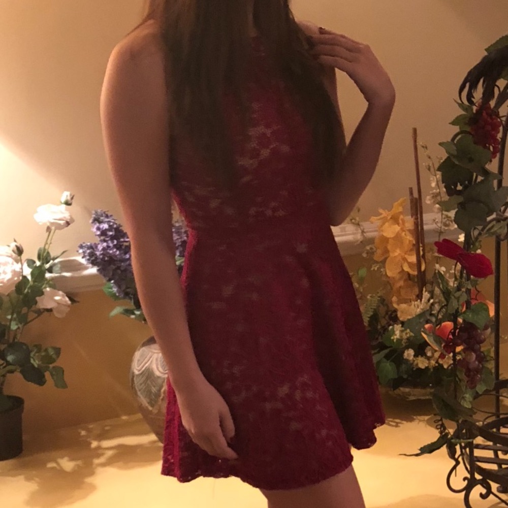 Red Lace Dress